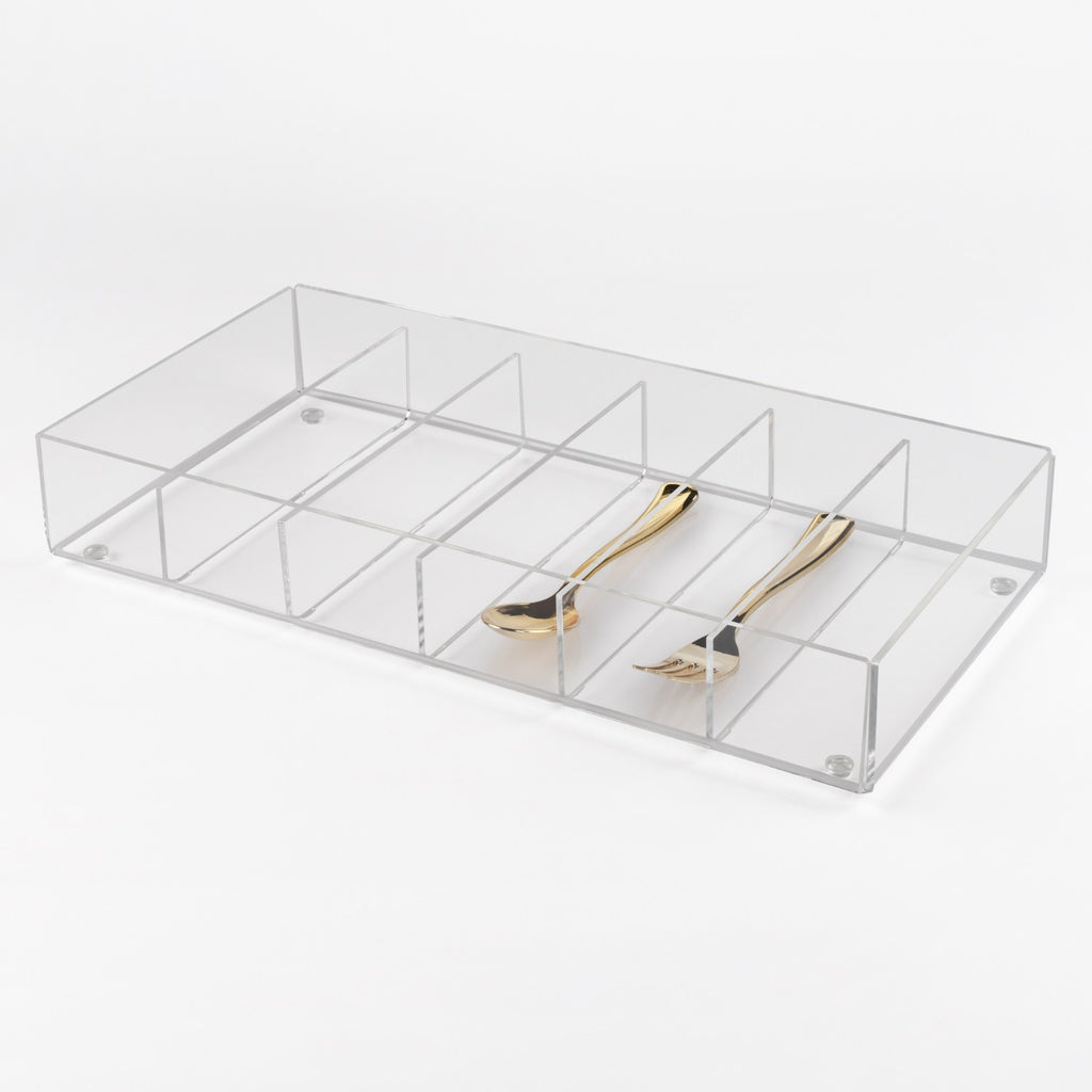 Universal Drawer Organizer with 6 Compartments