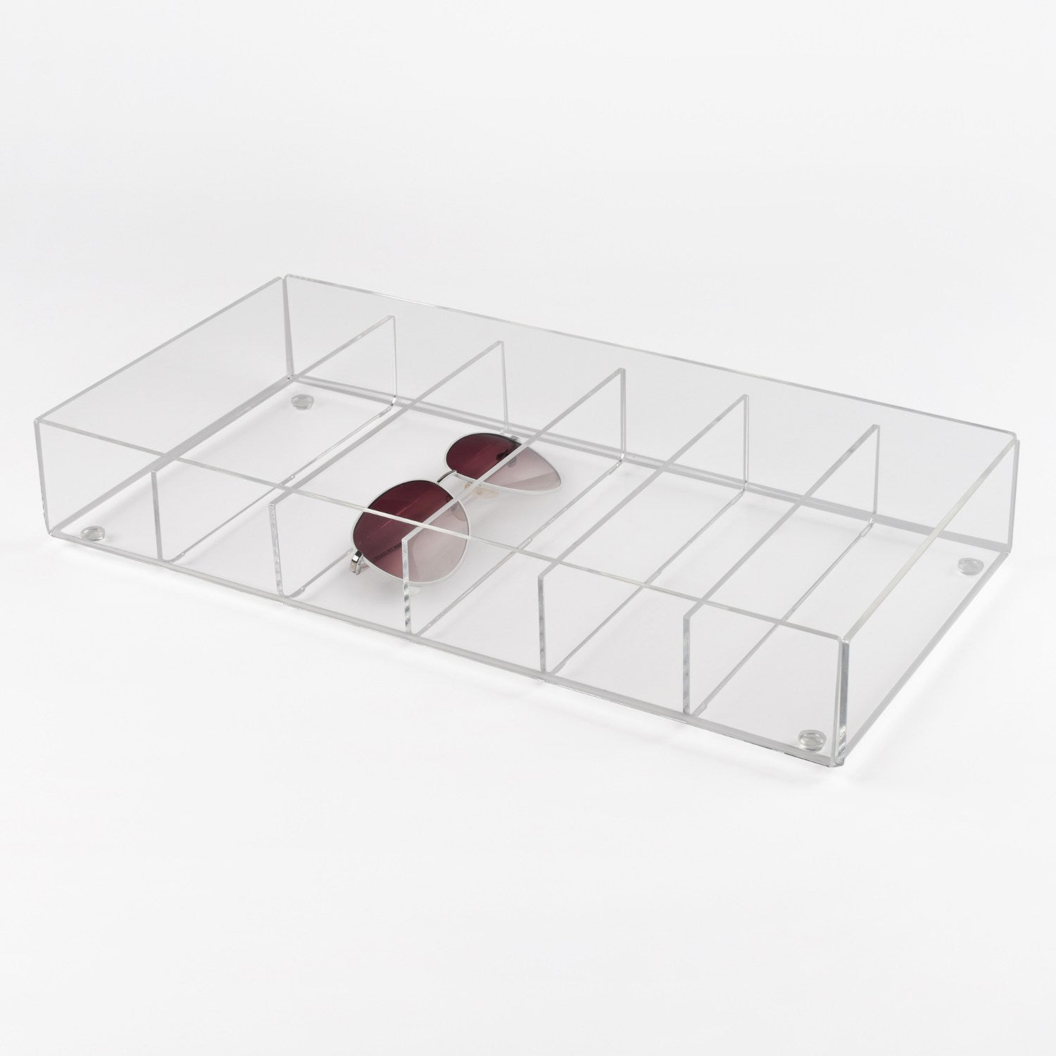 Universal Drawer Organizer with 6 Compartments
